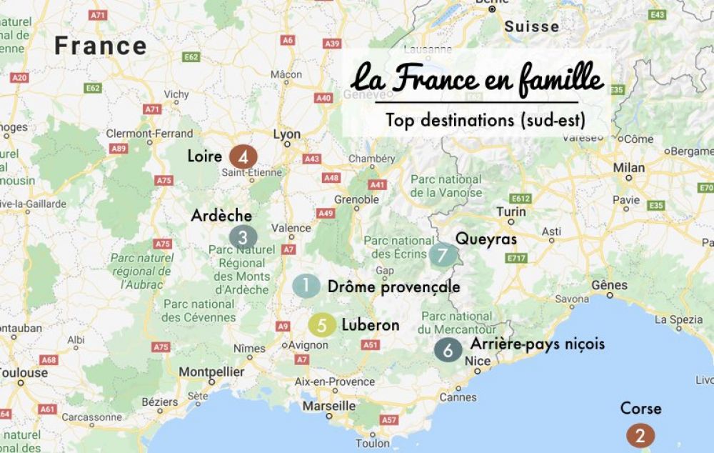 destinations vacances famille france